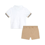 Boss Kids Completo Polo e Short per Neonati