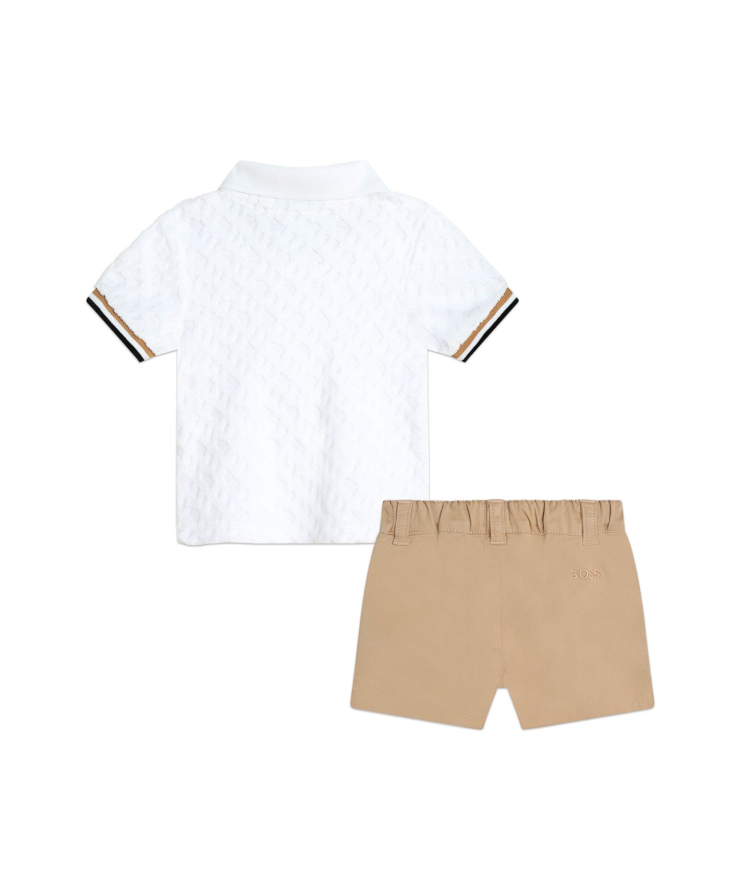 Boss Kids Completo Polo e Short per Neonati