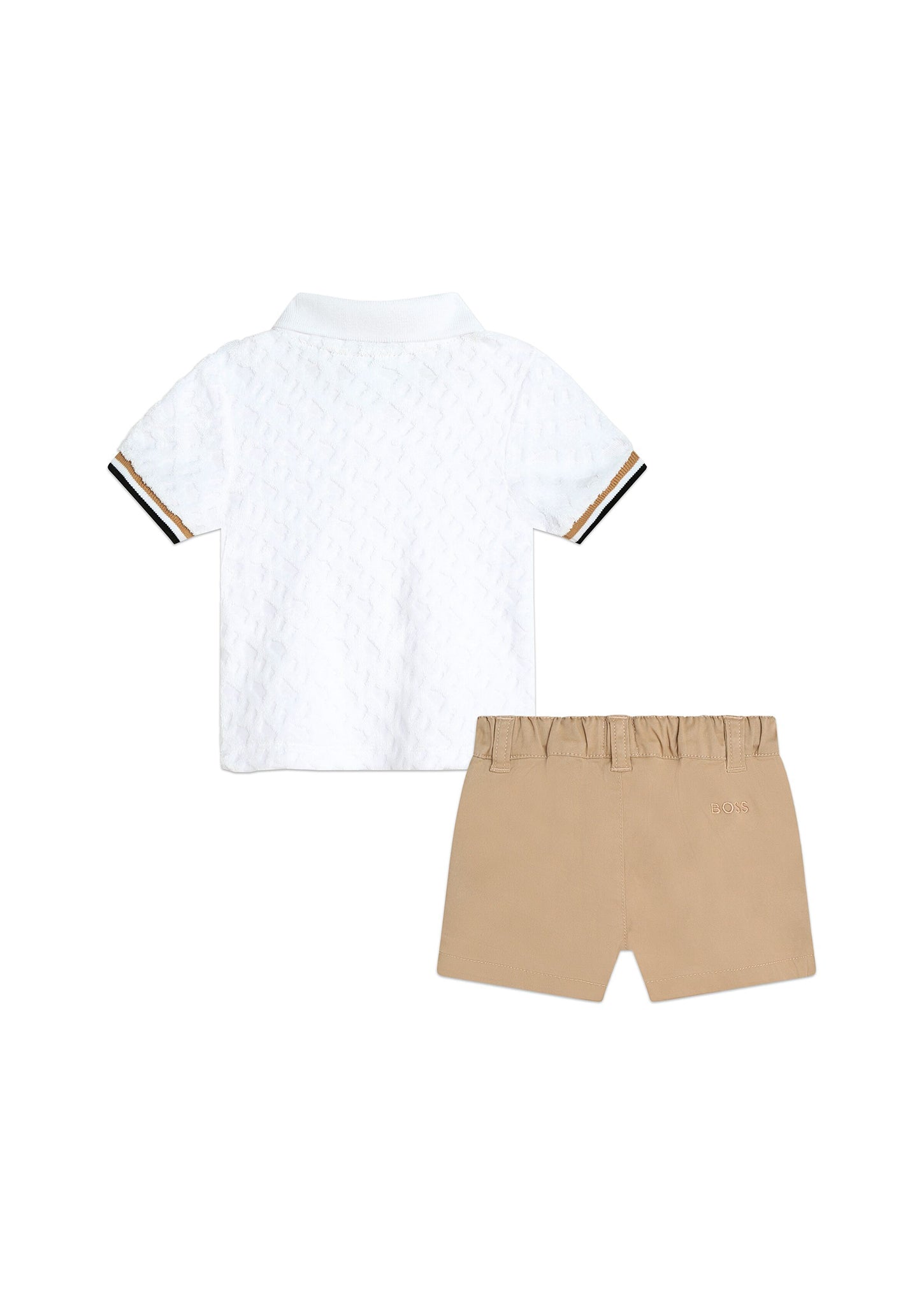 Boss Kids Completo Polo e Short per Neonati