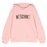 Felpa con Stampa Teddy Bear Rosa Moschino Kids: Dolcezza e Stile per le Piccole Fashioniste
