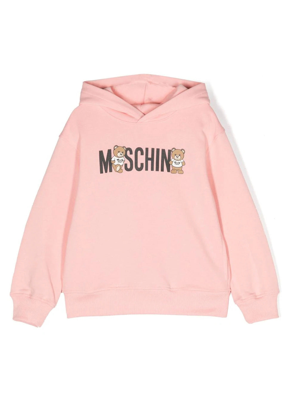 Felpa con Stampa Teddy Bear Rosa Moschino Kids: Dolcezza e Stile per le Piccole Fashioniste