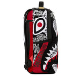 Sprayground Kids Zaino Nero/Rosso Vandal Trinity Backpack