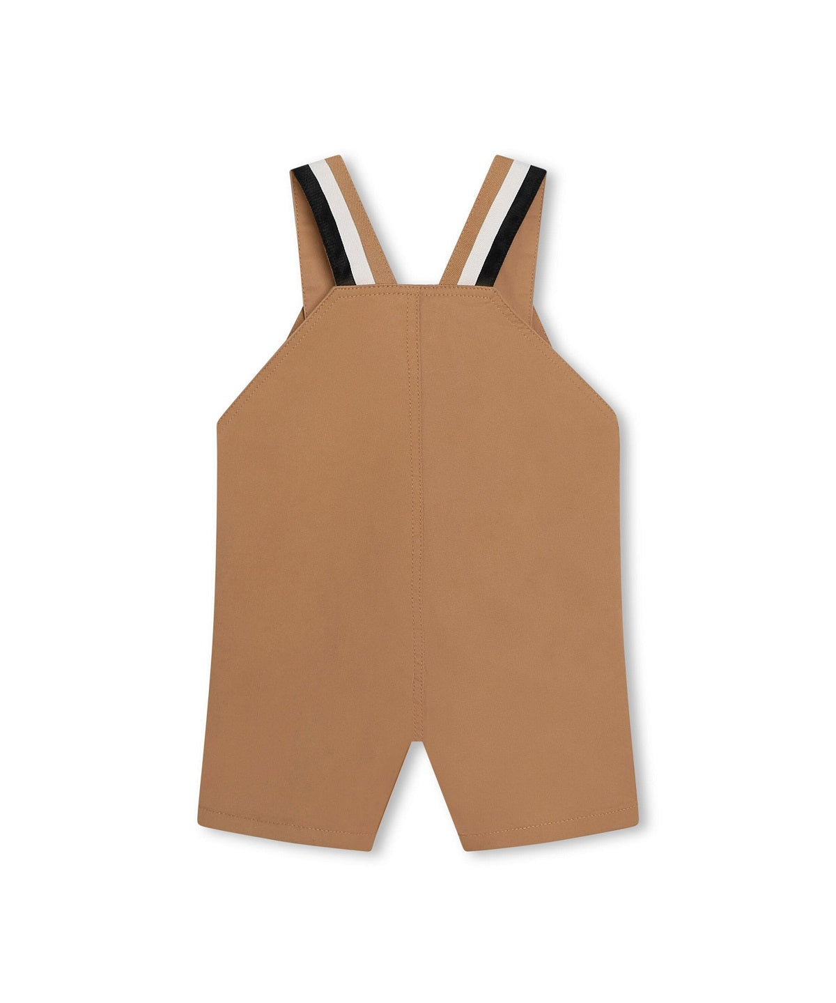 Boss Kids Salopette Corta Beige per Neonati