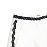 Vicolo Short Bianco con Merletto per Bambine