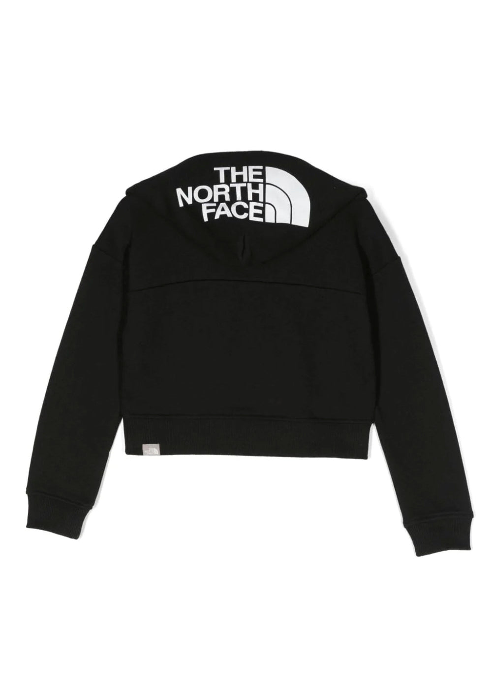 Felpa Crop Nero con Stampa Logo - The North Face Kids | Florence Kids