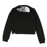Felpa Crop Nero con Stampa Logo - The North Face Kids | Florence Kids