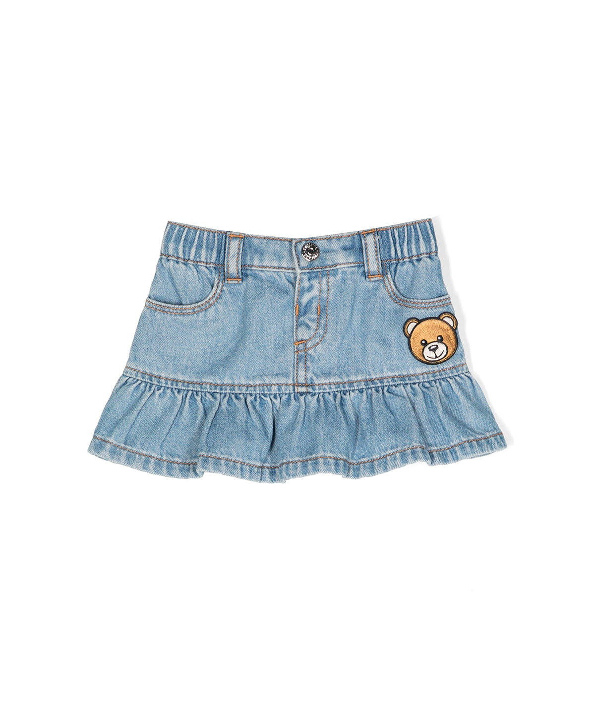 Moschino Kids Gonna di Jeans per Neonate
