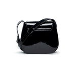 N°21 Kids Borsa a Spalla Nera con Placca Logo per Bambine