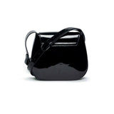 N°21 Kids Borsa a Spalla Nera con Placca Logo per Bambine