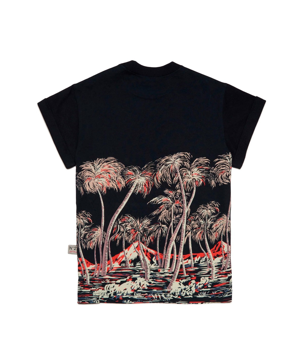 N°21 Kids T-Shirt con Stampa Palme per Bambini