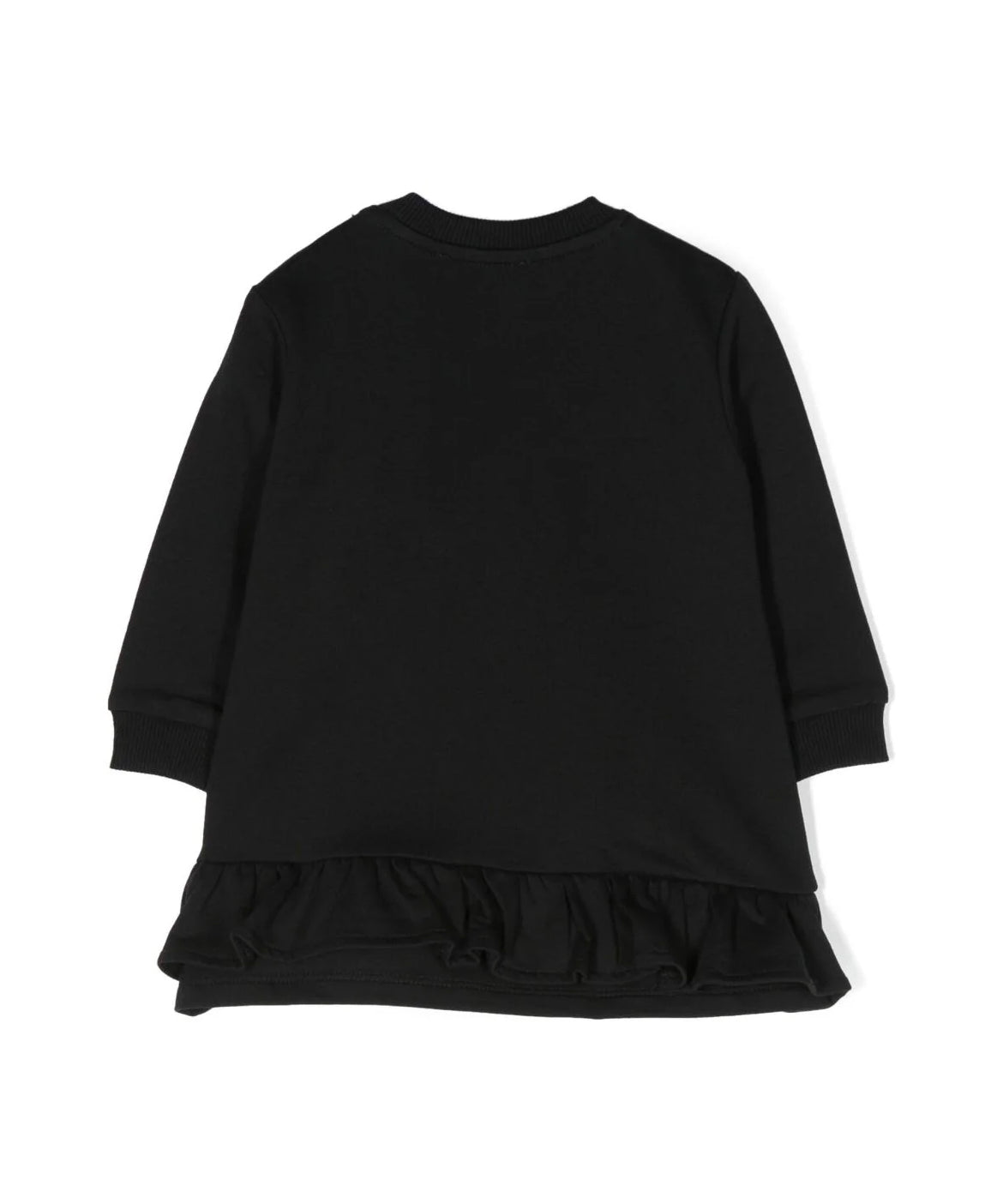 Vestito in Felpa Nero Teddy Bear Moschino Kids: Eleganza e Comfort per le Giovani Fashion Icon