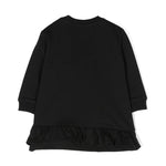 Vestito in Felpa Nero Teddy Bear Moschino Kids: Eleganza e Comfort per le Giovani Fashion Icon