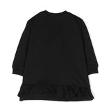Vestito in Felpa Nero Teddy Bear Moschino Kids: Eleganza e Comfort per le Giovani Fashion Icon
