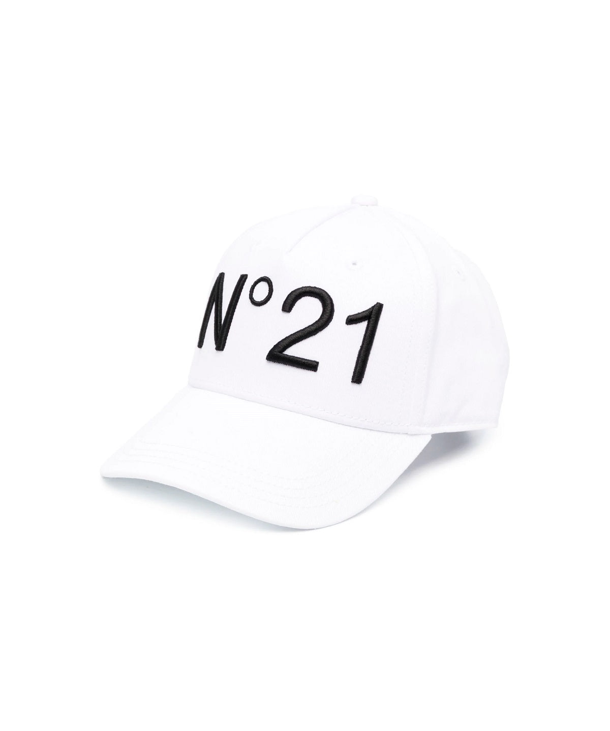 N°21 Kids Cappello con Visiera Bianco per Bambini