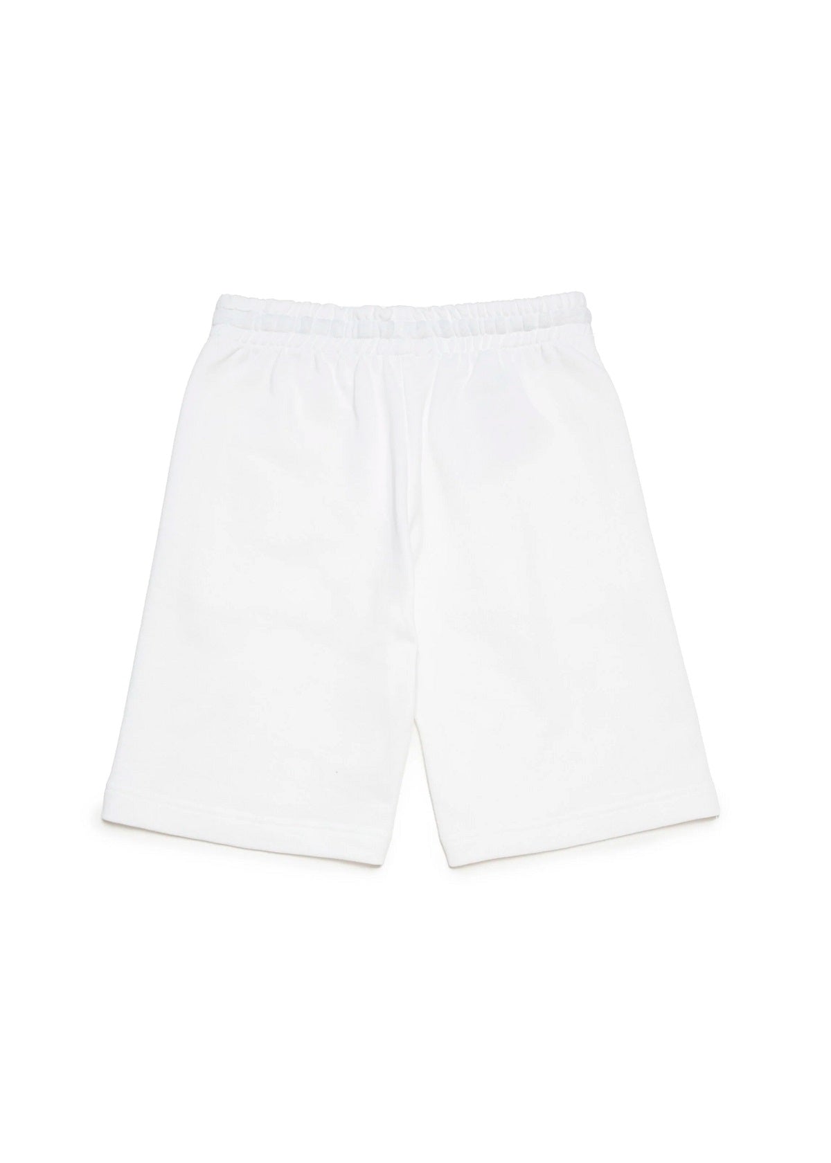 N°21 Kids Short Bianco con Stampa a contrasto per Bambini