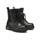Cult Stivale Nero in Pelle con Borchie per Bambine