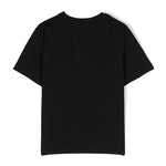 T-shirt Teddy Bear Moschino Kids: Eleganza in Nero per le Piccole Fashion Icon