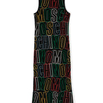 Moschino Kids Abito Lungo Smanicato Multicolor