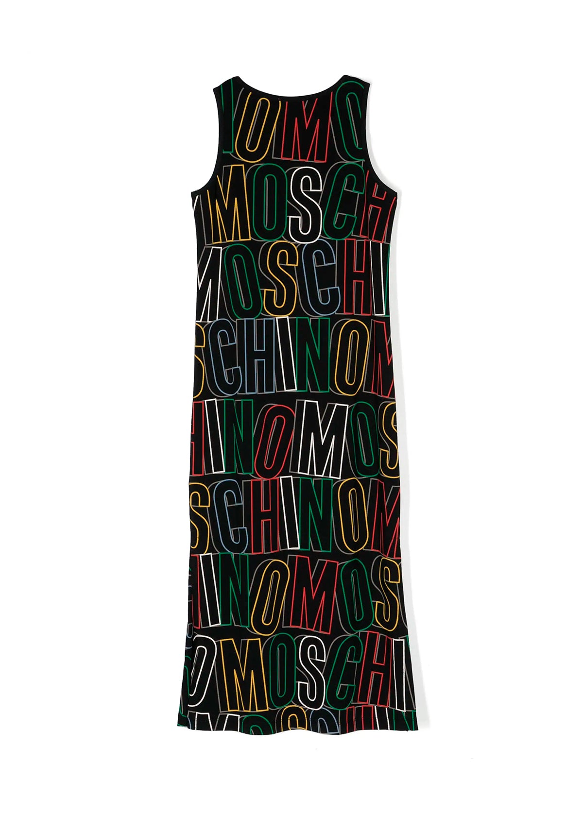 Moschino Kids Abito Lungo Smanicato Multicolor