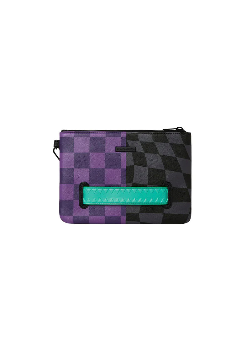 Sprayground Pochette Crazy Eyes Viola/Nero