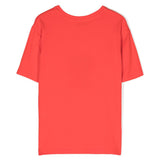 Moschino Kids Red T-shirt with Teddy Bear Heart Sequins