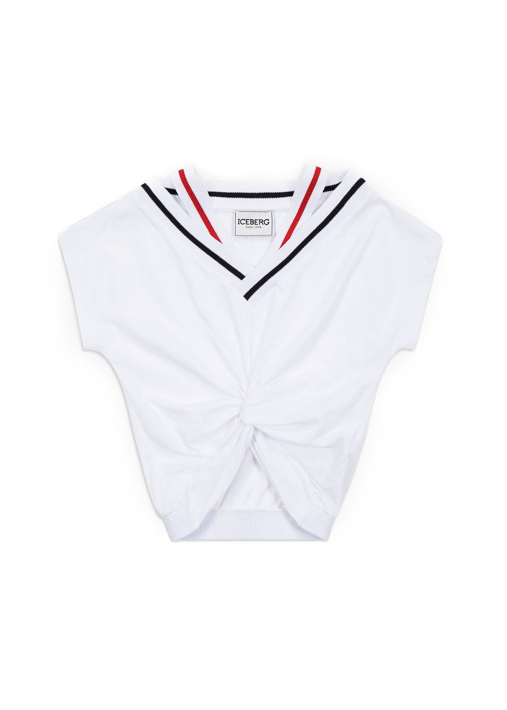 Iceberg Kids T-Shirt Bianca per Bambine