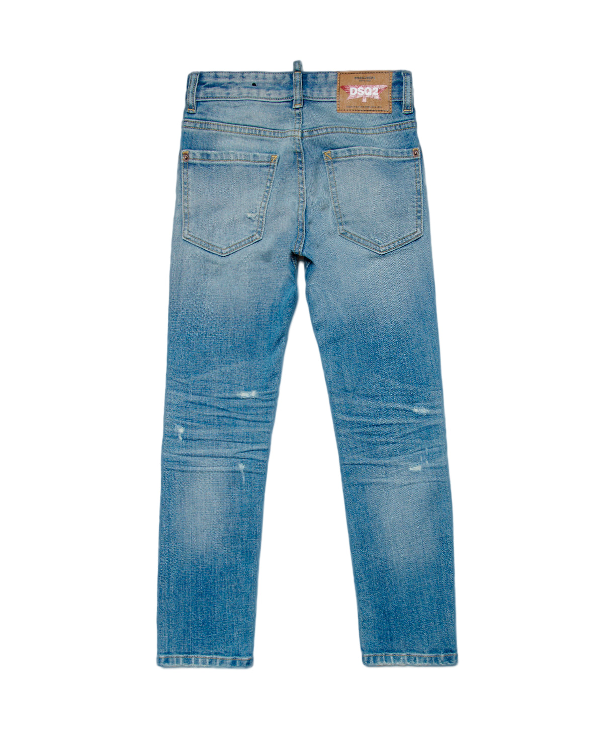 Dsquared2 Kids Jeans Chiaro Skinny con Rotture per Bambini