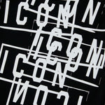 Dsquared2 Kids T-Shirt Nera con Stampa Icon Displaced per Neonati