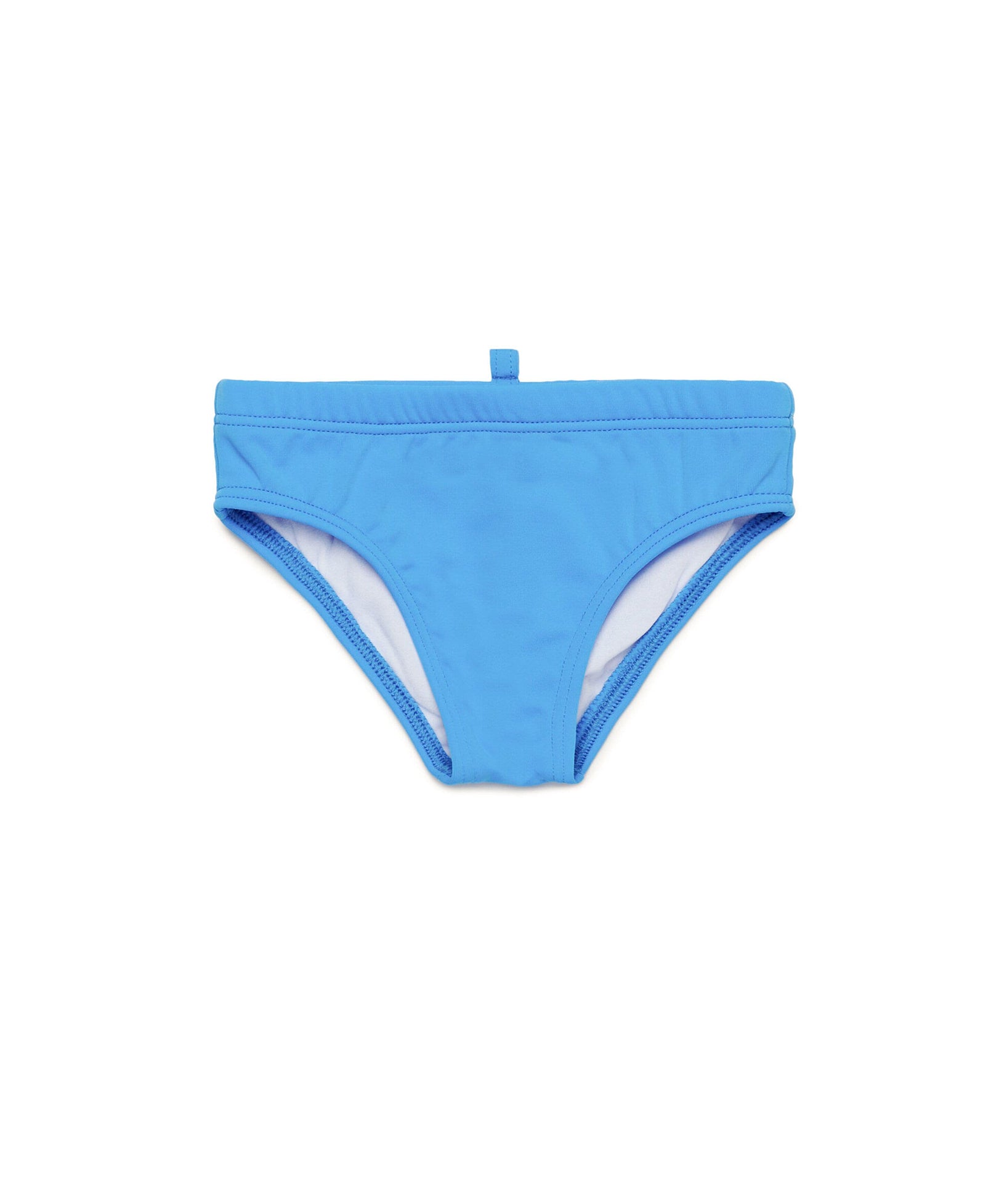 Dsquared2 Kids Costume Slip Azzurro con Grafica Beach per Neonati