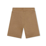 Boss Kids Short Beige con Stampa Logo per Neonati