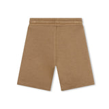 Boss Kids Short Beige con Stampa Logo per Neonati