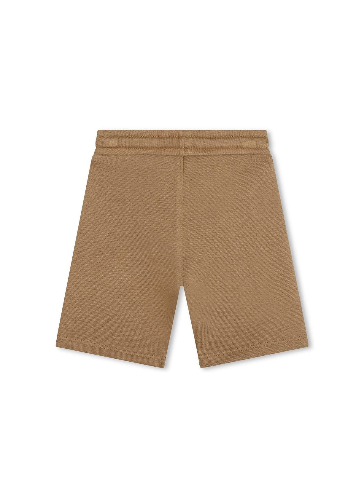 Boss Kids Short Beige con Stampa Logo per Neonati