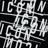 Dsquared2 Kids T-shirt Nera con Stampa Icon effetto displaced per Bambini