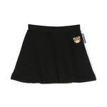 Gonna Nera a Costine Moschino Kids: Stile Sofisticato per le Giovani Fashion Icon
