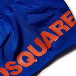 Dsquared2 Kids Costume Boxer Blu con Logo per Neonati