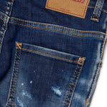 Dsquared2 Kids Jeans Scuro Sfumato per Bambini