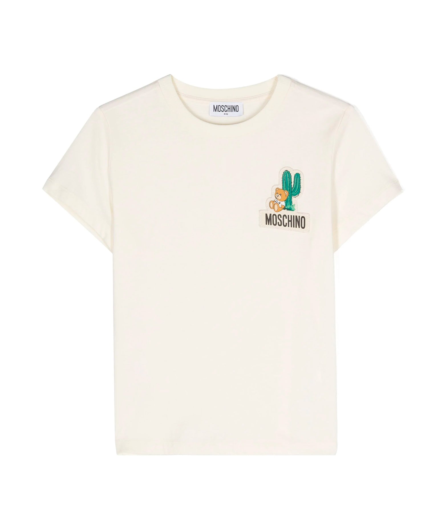 Moschino Kids T-Shirt Natural Toy Cactus per Bambini
