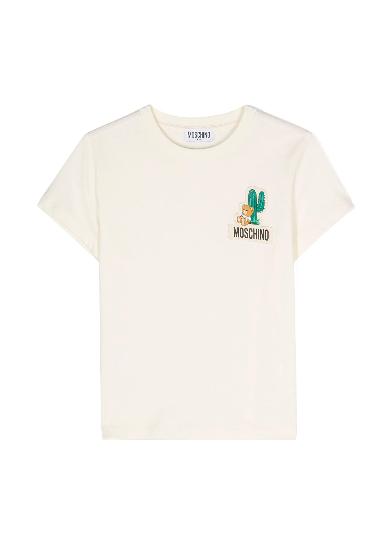 Moschino Kids T-Shirt Natural Toy Cactus per Bambini