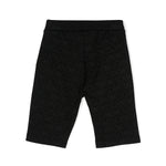 Moschino Kids Short Nero Monogram All-over per Bambine