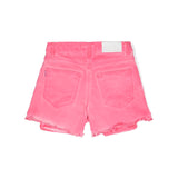 Msgm Kids Short di Jean Cargo Fuxia per Bambine