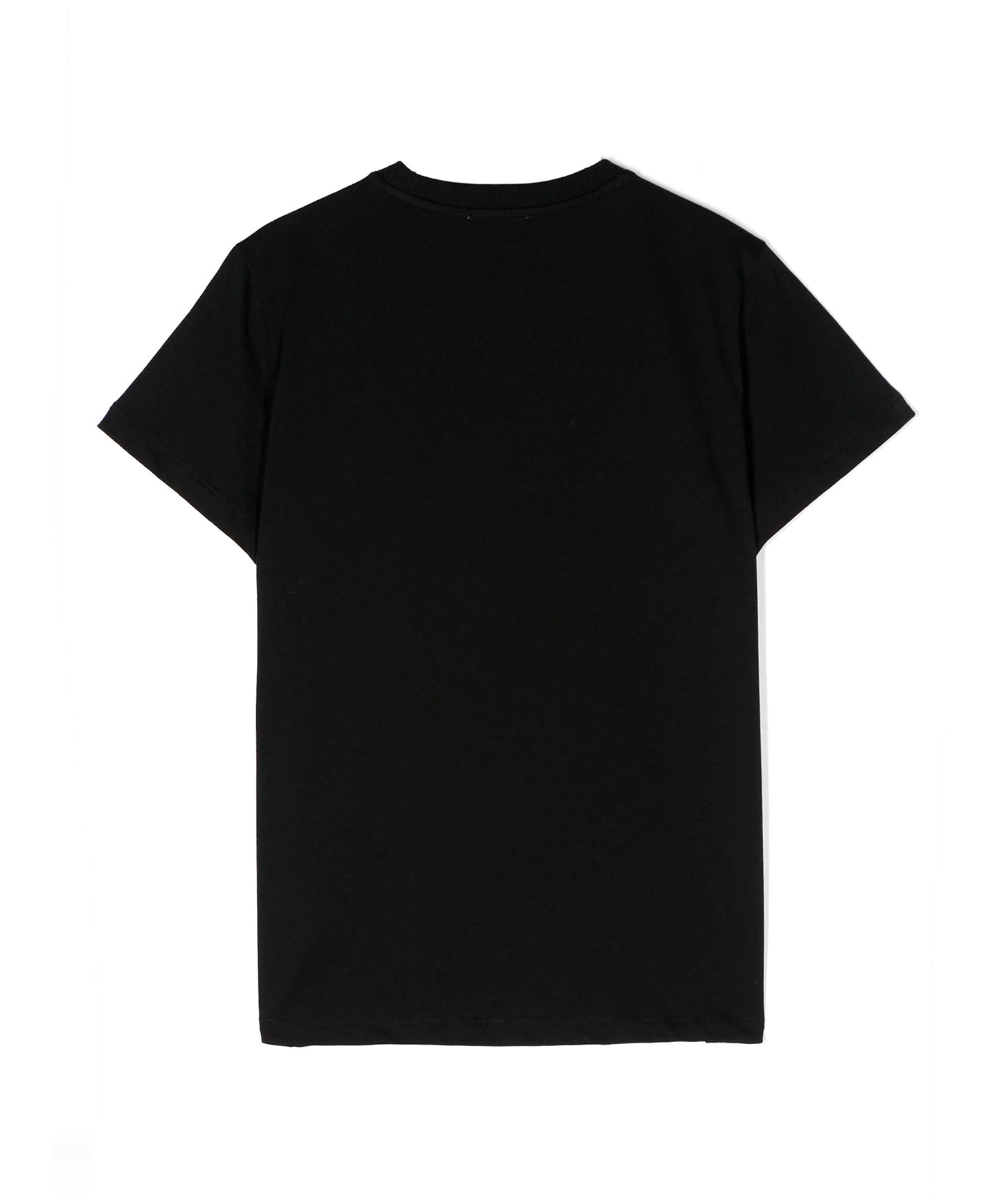 Moschino Kids T-Shirt Nera con Stampa Teddy Bear
