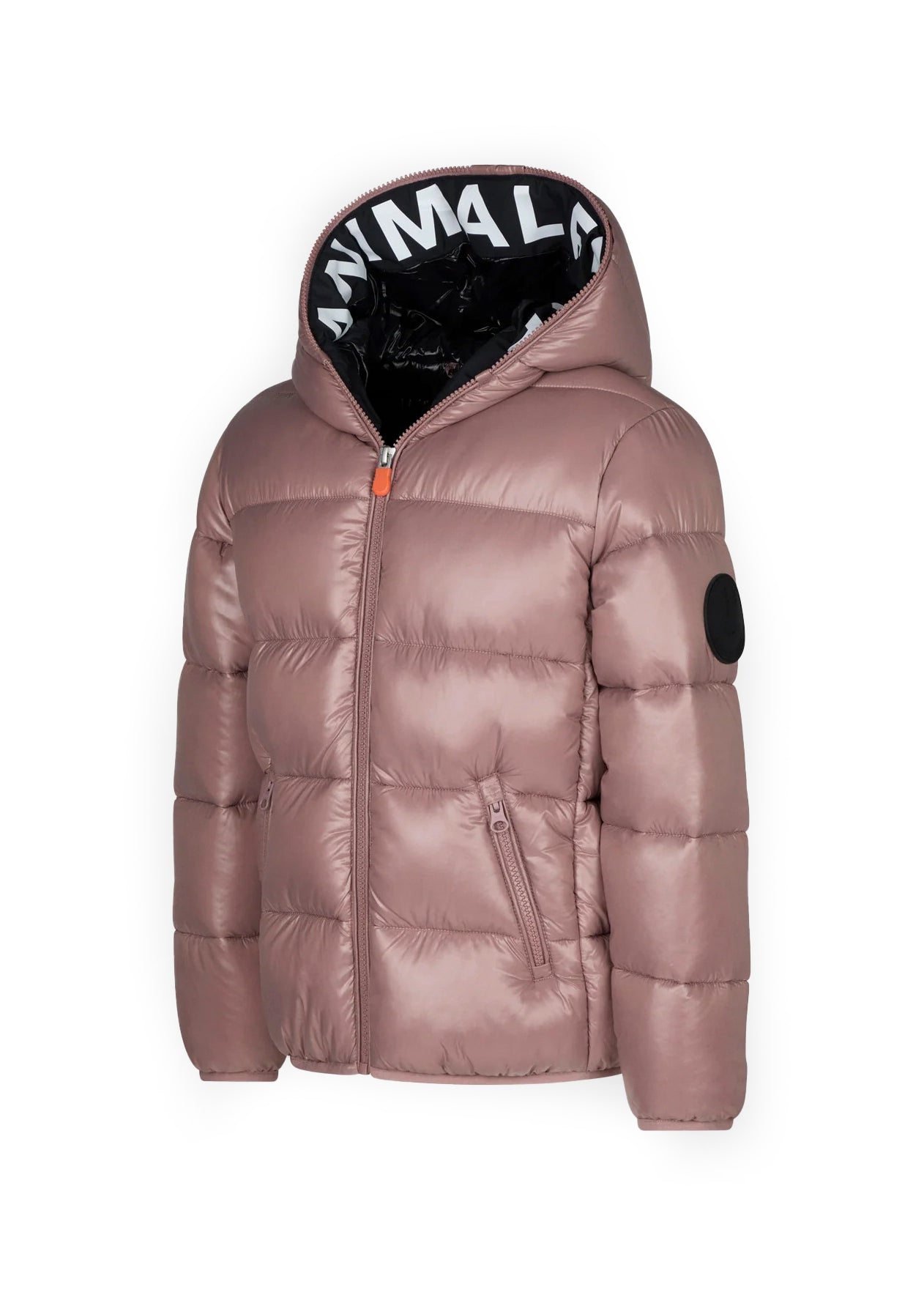 Giacchetto con Cappuccio Save the Duck Kate per Bambine: Stile e Calore in Rosa, Imbottitura Morbida e Dettagli Eleganti