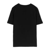 Boss Kids T-Shirt Nera con Stampa Logo per Bambini