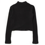 Maglia a Costine Nera Pinko Kids: Eleganza e Stile con Logo Distintivo per Bambine alla Moda