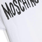Moschino Kids T-shirt Bianca con Stampa Logo
