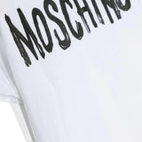 Moschino Kids T-shirt Bianca con Stampa Logo