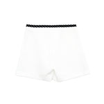 Vicolo Short Bianco con Merletto per Bambine