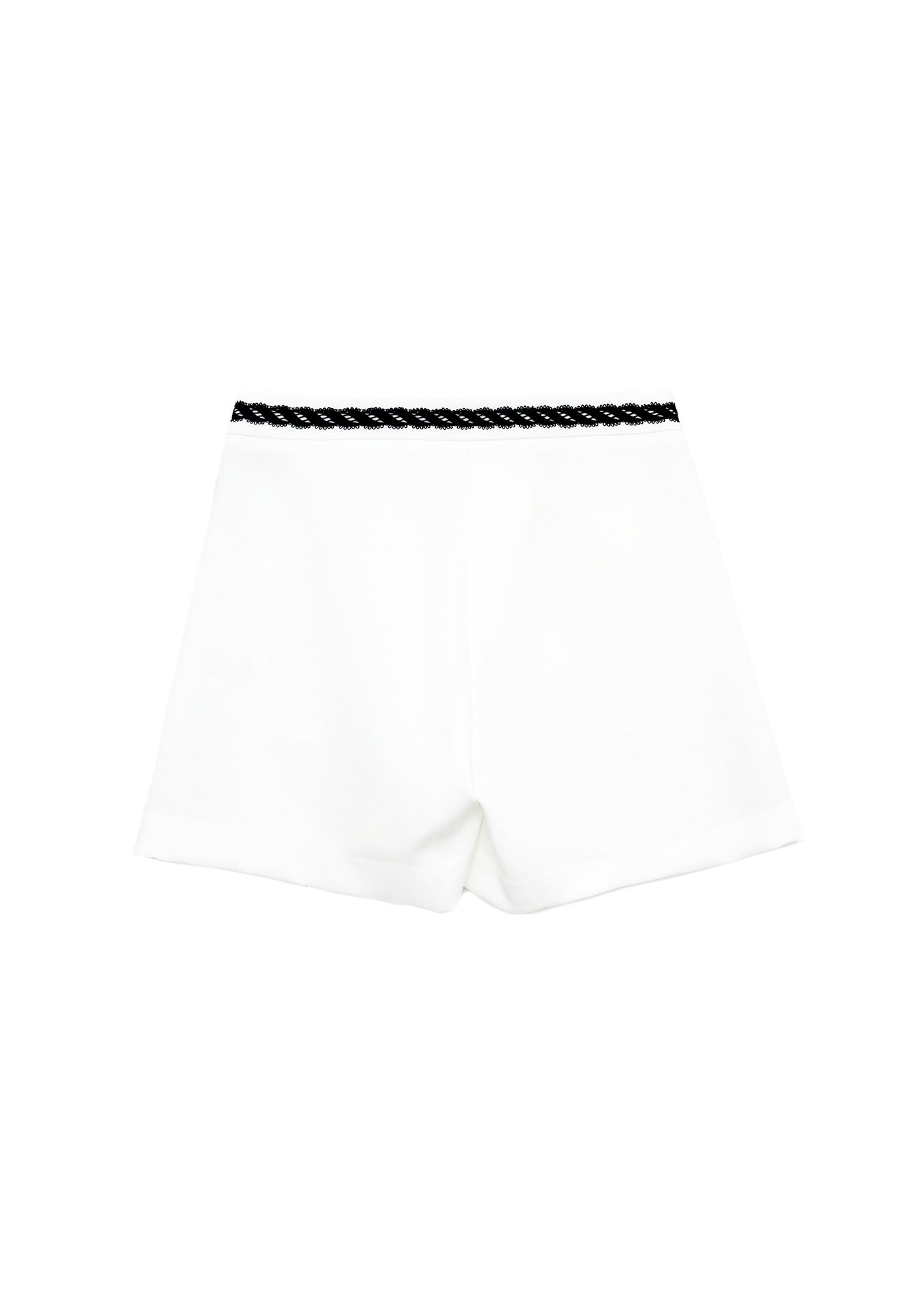 Vicolo Short Bianco con Merletto per Bambine