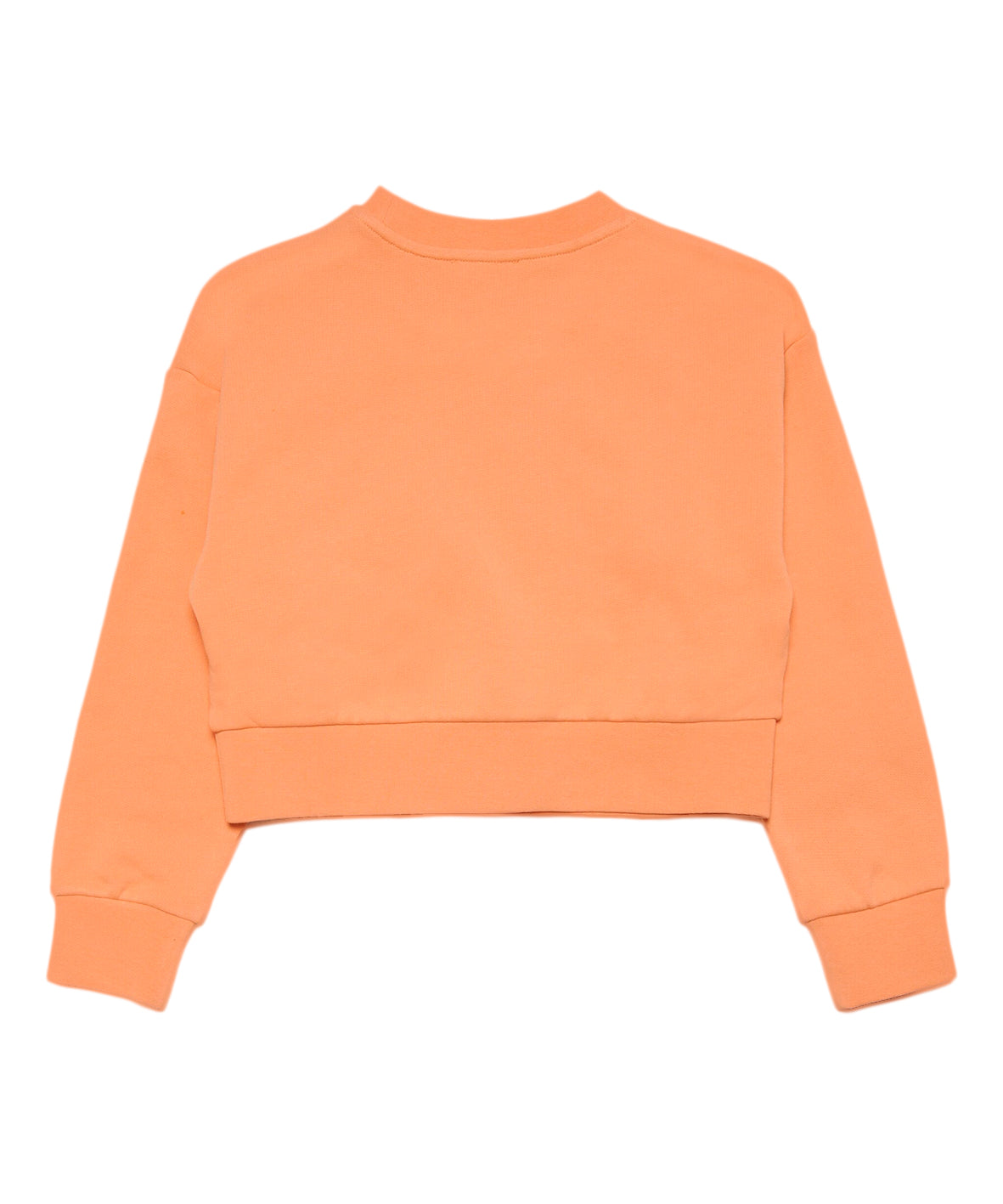 Diesel Kids Felpa Girocollo Pesca con Logo Oval D