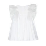 Elisabetta Franchi La Mia Bambina Abito con Maniche Volant per Neonate